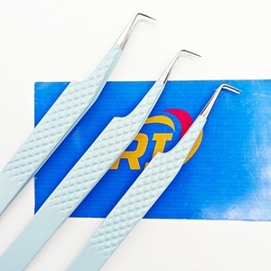 Professional <b>Eyelash</b> Extension Tweezers Stainless Steel Precision 90 Degree Customizable Color OEM Custom Logo Available - Product Image 6