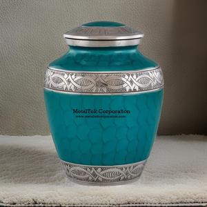 Fabricant d'urnes funéraires en métal pour les cendres, souvenirs de sépulture, commémoration humaine, urnes décoratives de rangement funéraire - Product Image 6