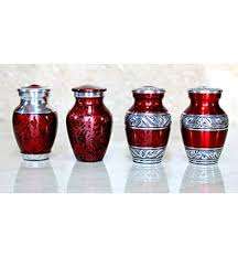 Urnes funéraires en laiton et aluminium avec motif de patte, couleur noir et or, durables, plusieurs tailles disponibles - Product Image 5