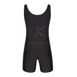 Customized High Quality Men's Wrestling Singlets Front Logo Spandex/Polyester Material Quick Dry Light Weight Breathable OEM/ODM - Product Image 3