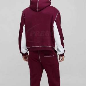 Best Selling Men Hoodie and Straight Leg Flared Sweatpants Track Suit for Men Custom Zip up Acid <b>Wash</b> Tracksuit <b>Screen</b> Printed - Product Image 3