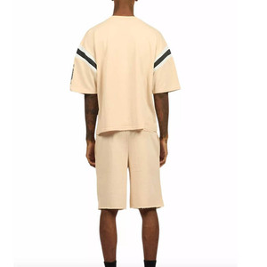 Ensemble de survêtement d'été pour homme, 2 pièces, t-shirt et short de survêtement - Product Image 1