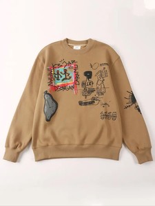 เสื้อสเวตเตอร์ผ้าเกล็ดปลาขนาดใหญ่สำหรับผู้ชายผ้าคอตตอน100% มีฮู้ดผ้าหนาพิมพ์ลายสกรีนผ้าไหมคุณภาพสูงสำหรับฤดูหนาว - Product Image 2