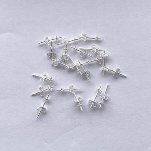 ต่างหูเงินแท้ 925 รูปดอกไม้ทรงกลมขนาด 5 มม. พร้อมฝาครอบลูกปัด จาก Jewel Creation - Product Image 3