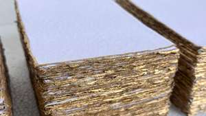 Juego de Papelería Ecológica con Sobres para Tarjetas de Boda de Papel Deckle de Algodón Hecho a Mano, Bordes Pintados a Mano y Impresión Tipográfica - Product Image 5