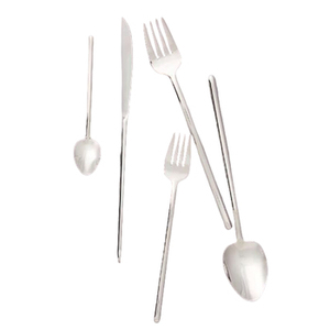 Ensemble de couverts en laiton avec couverts parfaits plaqués couleur or pour la table du restaurant de l'hôtel et l'utilisation d'occasion de mariage - Product Image 5