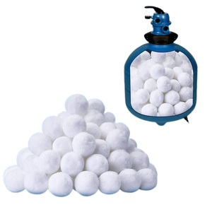Reemplazo de bola de filtro de piscina de 700g para bañeras de hidromasaje y piscinas, herramienta y accesorio de limpieza de piscinas de medios de fibra de poliéster de arena - Product Image 5