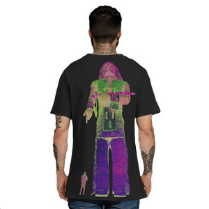 เสื้อยืดฟิตเนสออกแบบ T6X เฮาธาเข้ารูปถักด้วยน้ำหนัก180กรัมยาวสั้นเปล่าพิมพ์ลายโลโก้ - Product Image 2