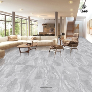 Azulejos decorativos de porcelana pulida 300x600mm LEON GREY tono fresco azulejos de pared de color gris azulejos de pared de acabado de mármol Premium - Product Image 1