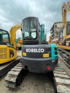 Vente Flash ! ! Mini-excavatrice Kobelco SK50 SK60 d'occasion, modèle 2020, poids opérationnel de 5 tonnes, godet de pelle, très bon état de fonctionnement - Product Image 3