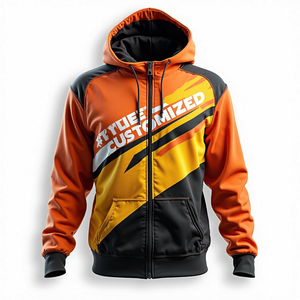 Sudadera con Capucha de Forro Polar Extra Grande para Hombre, Personalizable, Duradera, Sublimada, Mezcla de Algodón, Ecológica, Informal - Product Image 2