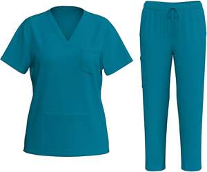 Sanzaf personalizado Spandex Scrubs ecológico unisex tejido médico uniforme para uso hospitalario con color personalizado y logotipo - Product Image 2