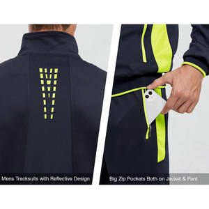 High Quality Men's Tracksuit Custom Men's Jogger Two Piece Suit High Quality Quick Dry Men Set Custom Letter Print Tracksuit - Product Image 6