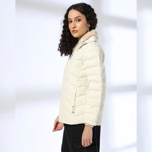 Veste en duvet pour femmes Veste respirante Manteau à bulles Femmes Manches longues Fermeture éclair épaisse Vestes à bulles - Product Image 2