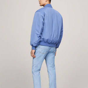 Veste bomber de style baseball confortable et haute performance, en tissu polyester et nylon, pour homme - Product Image 3