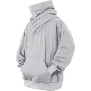2025 hommes décontracté couleur unie à capuche hiver sweats coton de qualité supérieure avec poche supérieure uni teint Couple à capuche pour homme - Product Image 5
