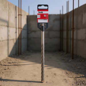 Mèche de perçage SDS Plus compatible Kwb Hammer Drill 6x2100mm pour béton armé HB4X 260206 Produit Premium pour maçonnerie et béton - Product Image 3