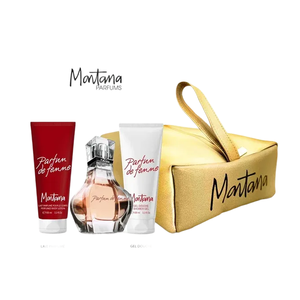 Set de Regalo de Perfume para Mujer Montana, 100 ml, Eau de Parfum, Loción Corporal, Gel de Ducha - Product Image 1