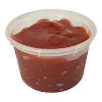 Petits contenants à sauce de 4 oz avec couvercles pour emporter, gobelet rond en plastique pour sauce avec couvercles, jetable et réutilisable