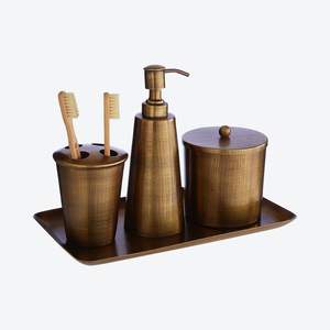 Stainless Metal <b>Bathroom</b> <b>Set</b> For Complete Washroom Accessories Collection With Rust Resistant And Easy Maintenance Design - Product Image 2