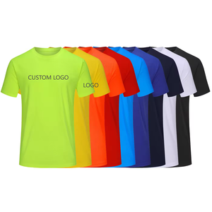 เสื้อยืดกีฬาสำหรับผู้ชายเสื้อยืดผ้าโพลีเอสเตอร์100% ให้เลือกหลากสีแห้งเร็วสำหรับฝึกซ้อมวิ่ง - Product Image 1