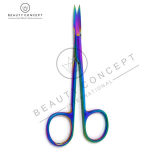 Ciseaux à ongles pour droitiers, lames incurvées en acier inoxydable de qualité supérieure, multicolores, durables, pour manucure et cuticules - Product Image 4