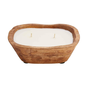 ชามไม้ตกแต่งทำจากแป้งไม้แบบตั้งเทียนได้สินค้าขายดี - Product Image 1