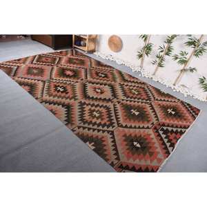 พรมถักสไตล์ตุรกีโบราณขนาด6.1 x สีน้ำตาล10.3ft เบจวัสดุขนสัตว์ลาเท็กซ์สำหรับห้องนั่งเล่นห้องโถงสำหรับวัยรุ่น - Product Image 3