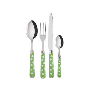 Distribuidor a granel de calidad estándar, precio bajo, venta al por mayor, 2 cucharas, 1 tenedor, cuchillo, mango de resina de moda, juego de cubiertos de India - Product Image 1