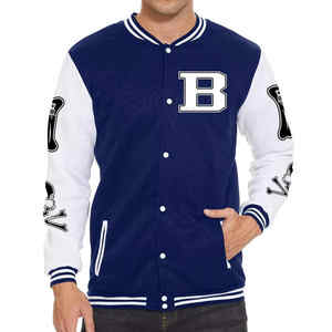 Chaquetas personalizables del equipo de la escuela secundaria para béisbol de invierno unisex Varisty con estilo bordado personalizado - Product Image 5