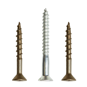 Vis à bois à tête plate solide filetage complet et écrou résistance à la rouille en gros du fabricant du Vietnam - Product Image 1