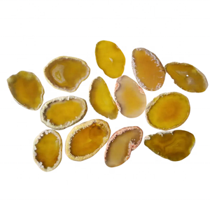 แผ่นหินธรรมชาติแผ่นหินโมราคริสตัลสีเหลืองโอนิกซ์แผ่นหินอัญมณีคริสตัลรักษาผนังแผงกระเบื้องตกแต่งบ้าน - Product Image 1