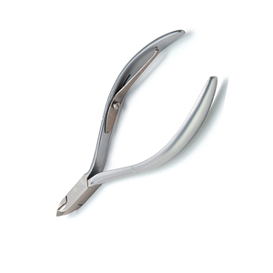 Pinzas para cutículas de uñas de 5 ", punta de 5mm, mango liso, resorte único, pinzas para cutículas de uñas de los pies de acero metálico para belleza con tamaño personalizado - Product Image 3