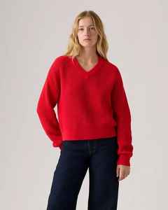 Personnalisé 100% Coton Coupe-Vent Couleur Unie Col V Design Pull Manches Longues Doux Classique Décontracté Washed Sweatshirt - Product Image 3