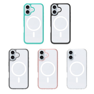 Không Dây sạc tương thích TPU khung Air-Guard góc PC Cover quay lại cho <span class=keywords><strong>iPhone</strong></span> 16 15 14 13 12 11 Pro Max điện thoại di động trường hợp - Product Image 5