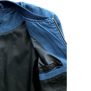 Mens <b>Lightweight</b> <b>Denim</b> Bomber <b>Jacket</b> Casual Breathable Windproof Streetwear Jean Bomber <b>Jackets</b> Clothing <b>jacket</b> for men - Product Image 5