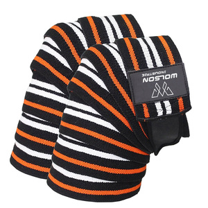 Nouvel arrivage Enveloppe d'entraînement de gymnastique élastique réglable unisexe Support de genou OEM personnalisé avec attelle de genou d'haltérophilie de compression. - Product Image 1