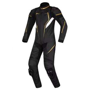 Traje de Motociclismo de Dos Piezas de Cuero Transpirable de Alta Calidad, Diseño Profesional Personalizado, Secado Rápido, Resistente al Viento - Product Image 6
