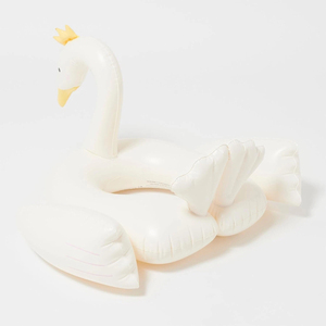 Flotador Inflable para Niñas, Diseño de Cisne Princesa, Anillo de Natación, Juguete para Piscina, Playa y Fiestas de Verano - Product Image 2