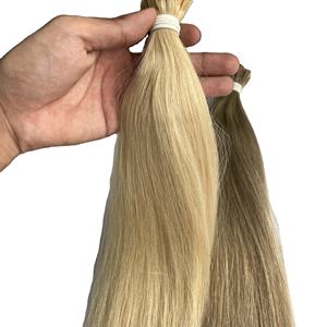 Extensiones de cabello de punta plana, cabello humano Remy virgen, doble punta plana, venta al por mayor - Product Image 1
