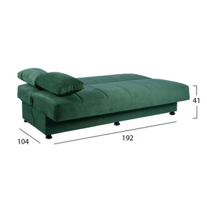 Sofá cama plegable de tela hermosa y elegante, almacenamiento de 2 plazas de 3 plazas para el hogar, centro comercial, masaje, cocina, uso elegante, hermoso sofá plegable - Product Image 1