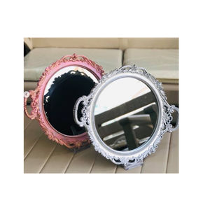 การออกแบบที่ยอดเยี่ยมถาดตกแต่งฐานกระจกกรอบโลหะรูปสี่เหลี่ยมผืนผ้าบ้านโต๊ะตกแต่งถาดในราคาที่ดี - Product Image 4