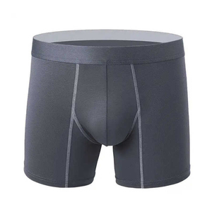 Ropa interior larga de algodón Natural de alta calidad personalizada de fábrica, Calzoncillos Bóxer deportivos cómodos para hombre, logotipo de marca personalizado - Product Image 4