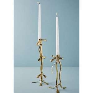 Candelabro de Pascua de latón altamente decorativo con trabajo artístico complejo pulido dorado para un estilo sofisticado a la luz de las velas - Product Image 2