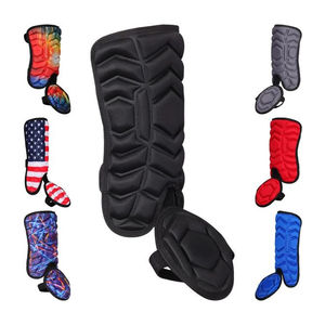 Protège-tibia de baseball unisexe de haute qualité en cuir sur mesure - Product Image 1