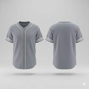 Commandes en gros d'uniformes de baseball disponibles, maillots personnalisés haute performance imprimés, 100% polyester, séchage rapide, respirant pour les équipes - Product Image 6