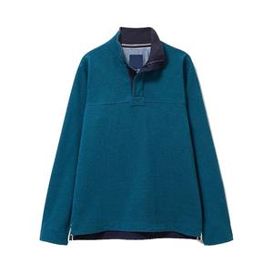 Sweat uni à manches longues Old Money de qualité supérieure pour homme Sweat-shirt épais à fermeture éclair brodée vintage pour l'hiver Logo personnalisé - Product Image 6