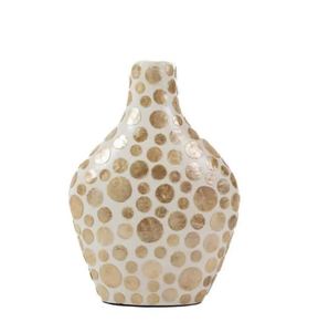 แจกันดอกไม้ฝังมุกสำหรับกระถางต้นไม้ทำมือที่ทำจากอินเดีย - Product Image 6