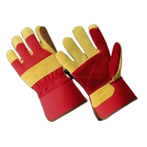 Guantes de Seguridad de Piel de Vacuno de Larga Duración y Cómodos para la Protección de las Manos en la Construcción, Reforzados para Diversos Trabajos - Product Image 5