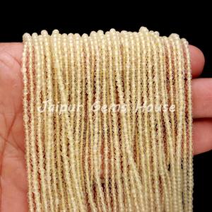 Nueva tendencia, collar amarillo, diseño de joyería con cuarzo limón Natural, cuentas de piedras preciosas sueltas microfacetadas, cuentas de piedra de moda - Product Image 4